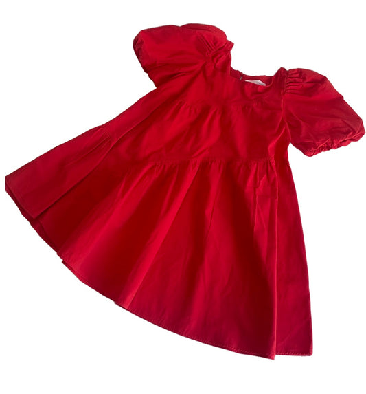 Zara Red Prairie Dress, size 8/9